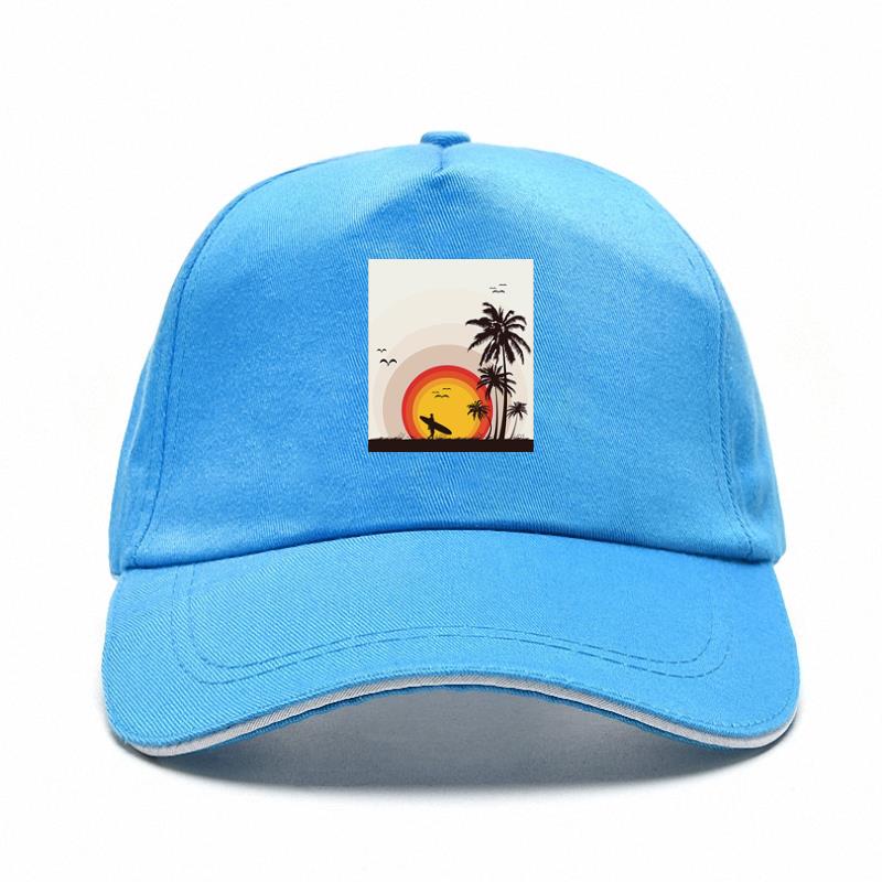 

Fashion Mesh Hat Wind and Sun Surf Seagull Beach Printing net cap baseball cap Unisex women Summer Trend Cap Beach Visor hat
