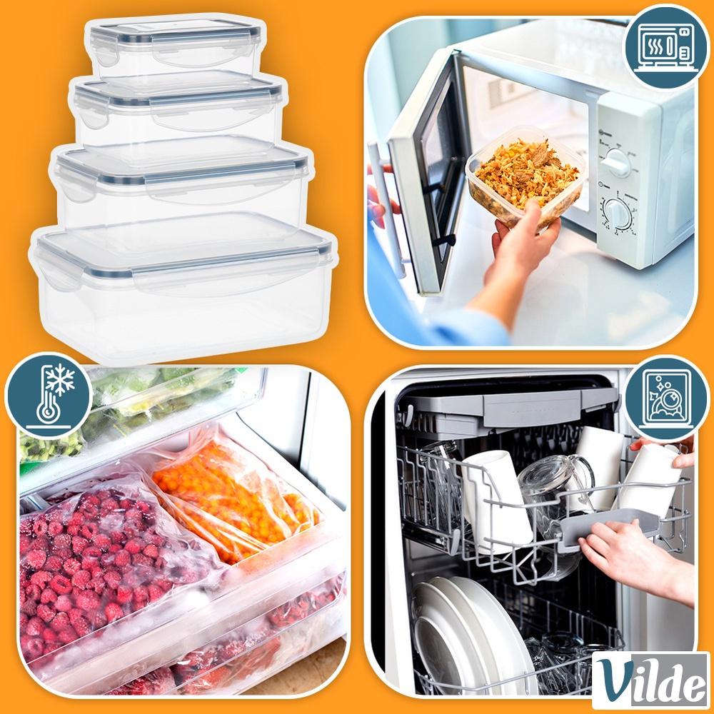 Food Containers With Lid And Seal 12 Pcs.