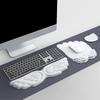 Mousepad Ergonomic Angel Keyboard Mouse Wrist Rest Office Typing Protection Relax Wrist Memory Foam Mouse Pad Computer Laptop PC