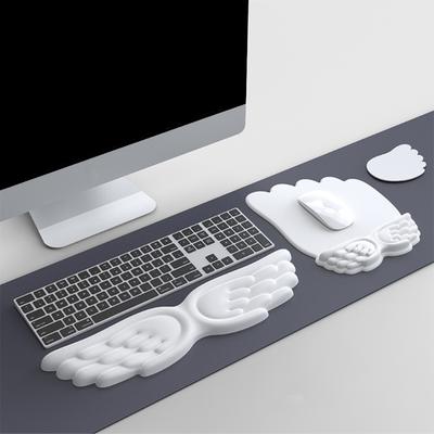 Mousepad Ergonomic Angel Keyboard Mouse Wrist Rest Office Typing Protection Relax Wrist Memory Foam Mouse Pad Computer Laptop PC