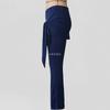Women's Sexy Solid Colour Micro False Two Piece Lace Up Designer Casual Pants