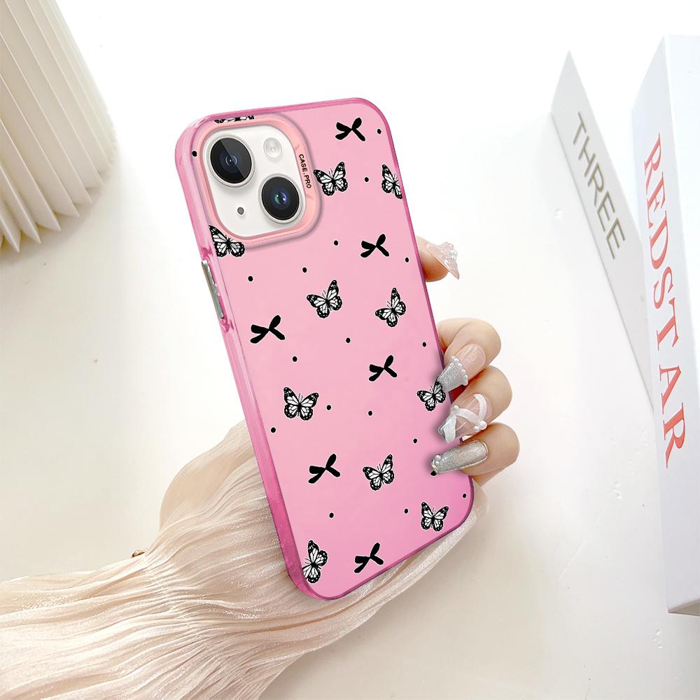 Fashion Colorful Sliver Double Sided Phone Shell Soft Edge Hard Case Full Cover Shockproof Phone Casing for Samsung A16 A55 Xiaomi Redmi 14C Poco C75