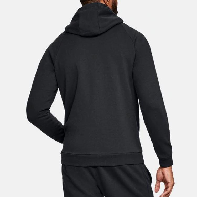 Under Armour Rival Fleece Logo Hoodie Jacket Men Hoodie Black 1320737-001