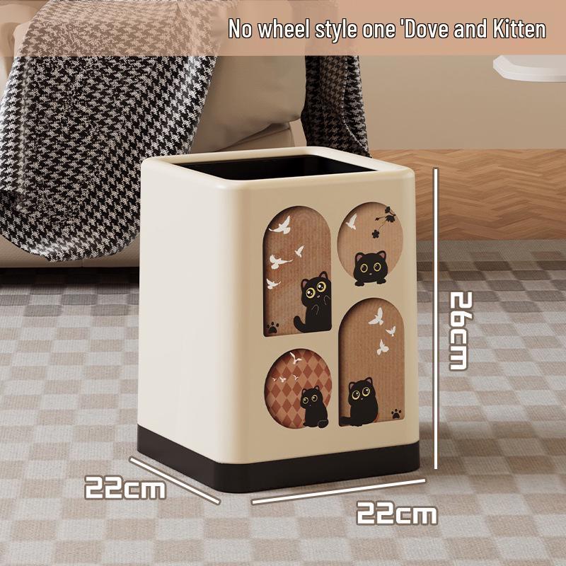 Star You Pojízdný odpadkový koš 2024: Všestranný odpadkový koš vysoké hodnoty do obývacího pokoje, koupelny, ložnice s kolečky