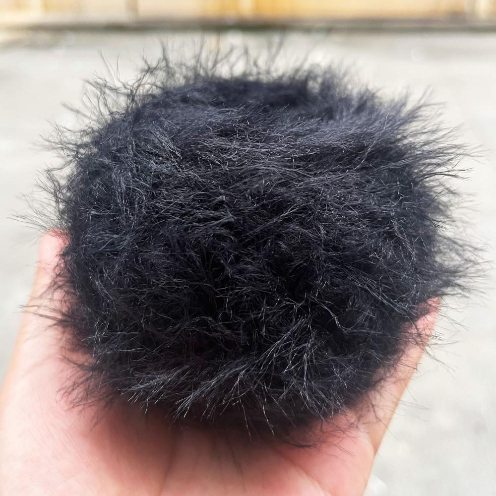 Hand-mixed Mink Fleece Yarn Long Hair Imitation Mink Yarn Soft Fine Wool Yarn For Hand Crochet