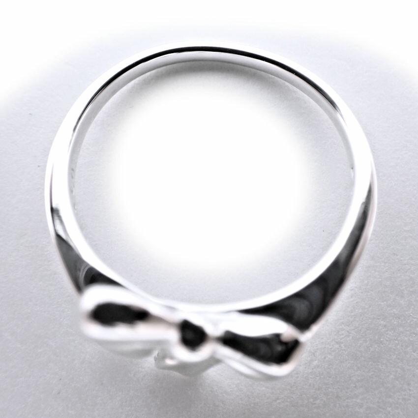 [Used] TIFFANY 925 Ribbon Ring / Size 12 / G538-68