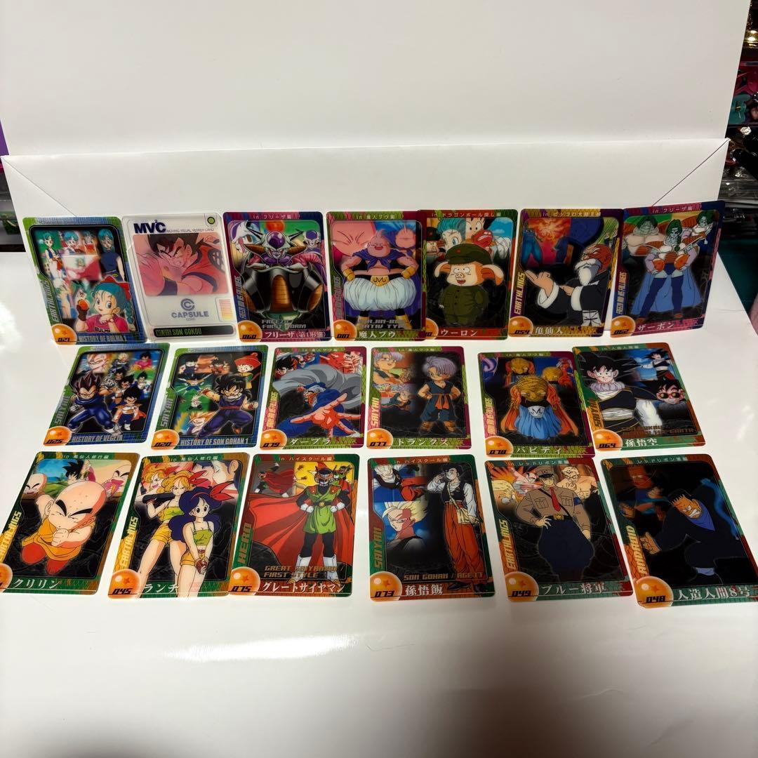 [Dragon Ball] Morinaga Wafer Chocolate 3D Collection Carddass 19 pieces set