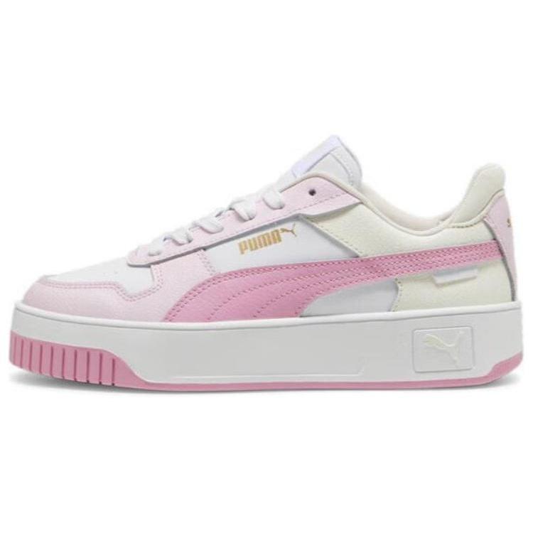 (WMNS) PUMA Carina Street Shoes White Pink Women s 389390-22 EU 38.5