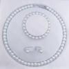 1/2 Sets White Imitation Pearl Jewelry Set Choker Necklace Stud Earrings Bracelet Set Jewelry Accessories