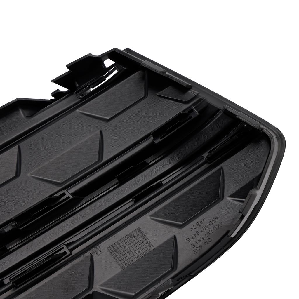 2PCS Front Bumper Fog Light Grille Trim Fit A6L C8PA 2023+ Black