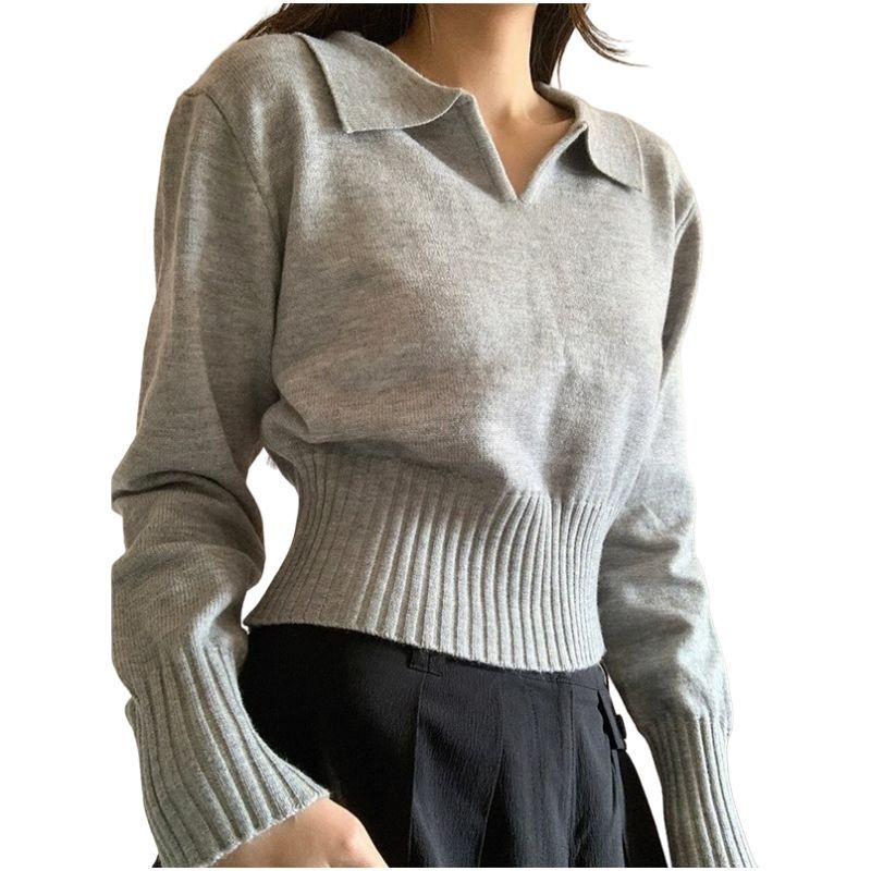 

Women s Sweater - New Winter Solid Color Thick Knit To S