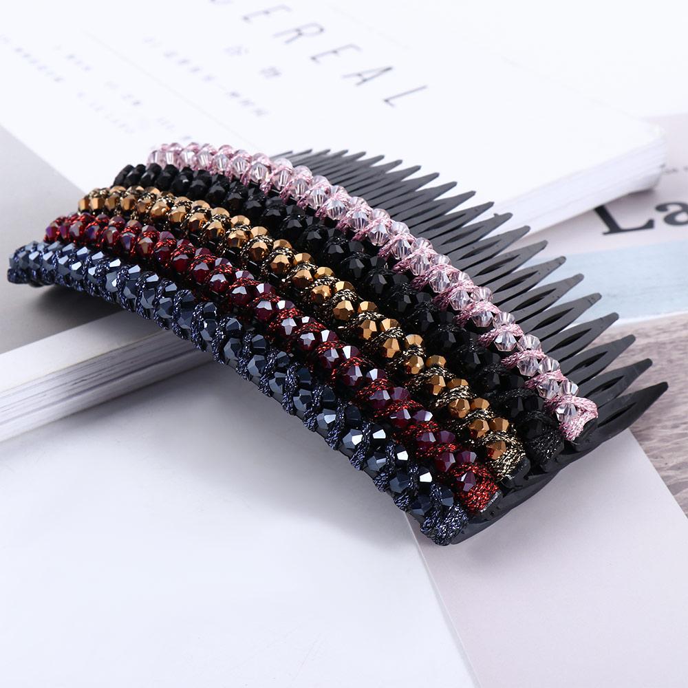 Pro dívky Čelenka Kamínky Ženy Hřeben do vlasů Korejské Barrettes Dívčí ofina Křišťálové spony do vlasů