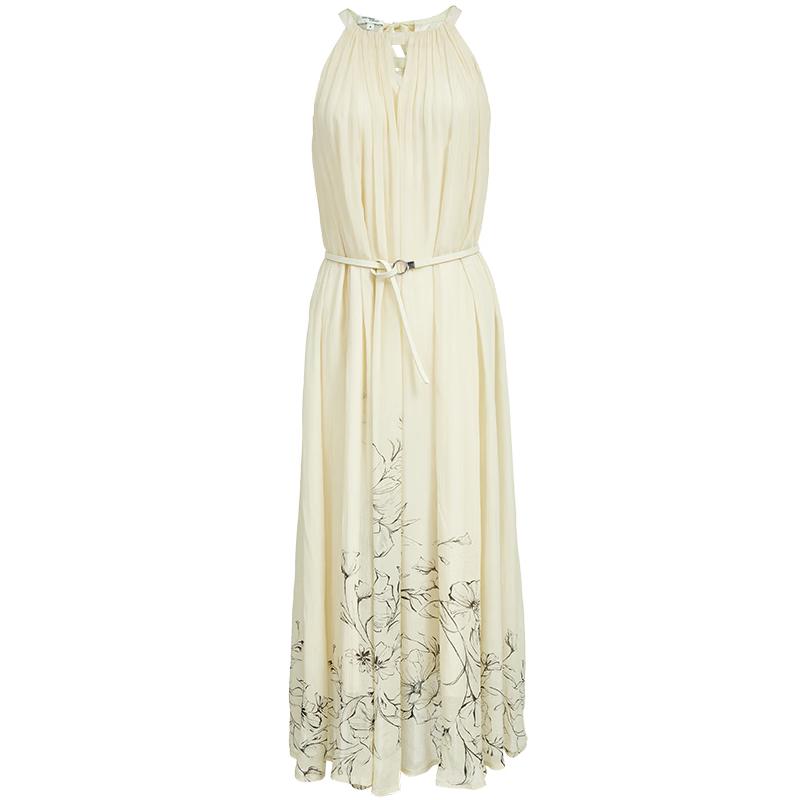 

VEROMODA Women s Printed Halter Neck Resort Maxi Dress M