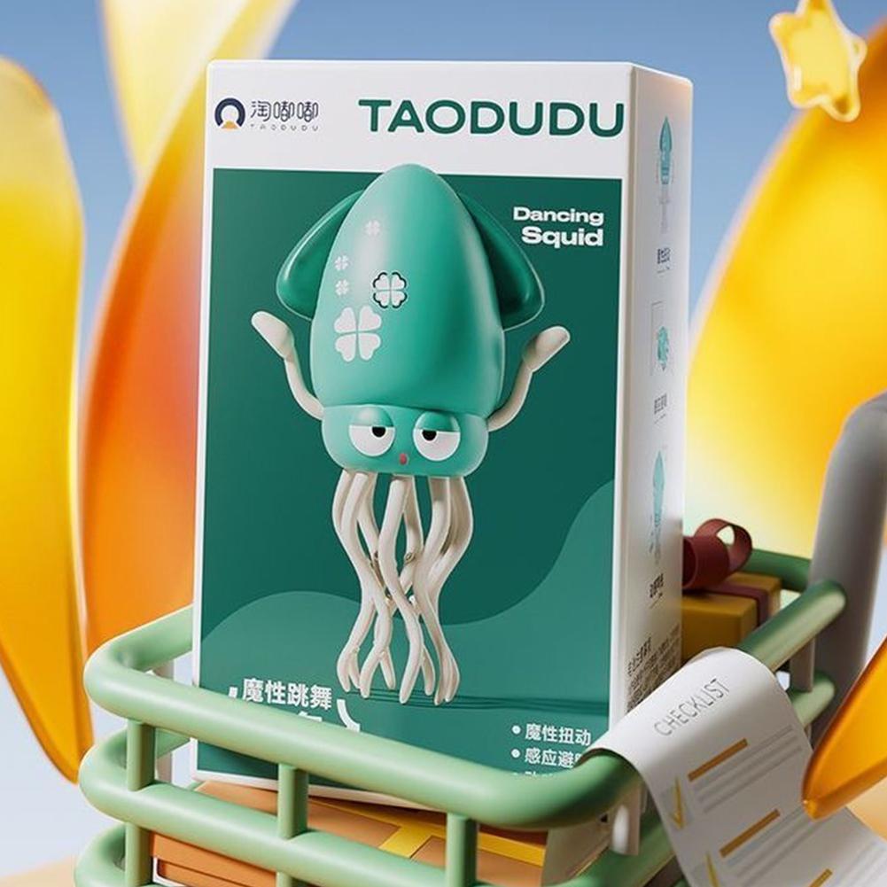 Electric Dancing Octopus Fidget Toys Anti-stress Anti Stress Luminous Music Baby Crawling Toys Games for Kids Children Pets Cat