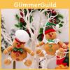 Charming Gingerbread Man Plush Ornament For Cozy Christmas Atmosphere And Decor