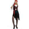 Adult Caribbean Pirate Cosplay Halloween Costume