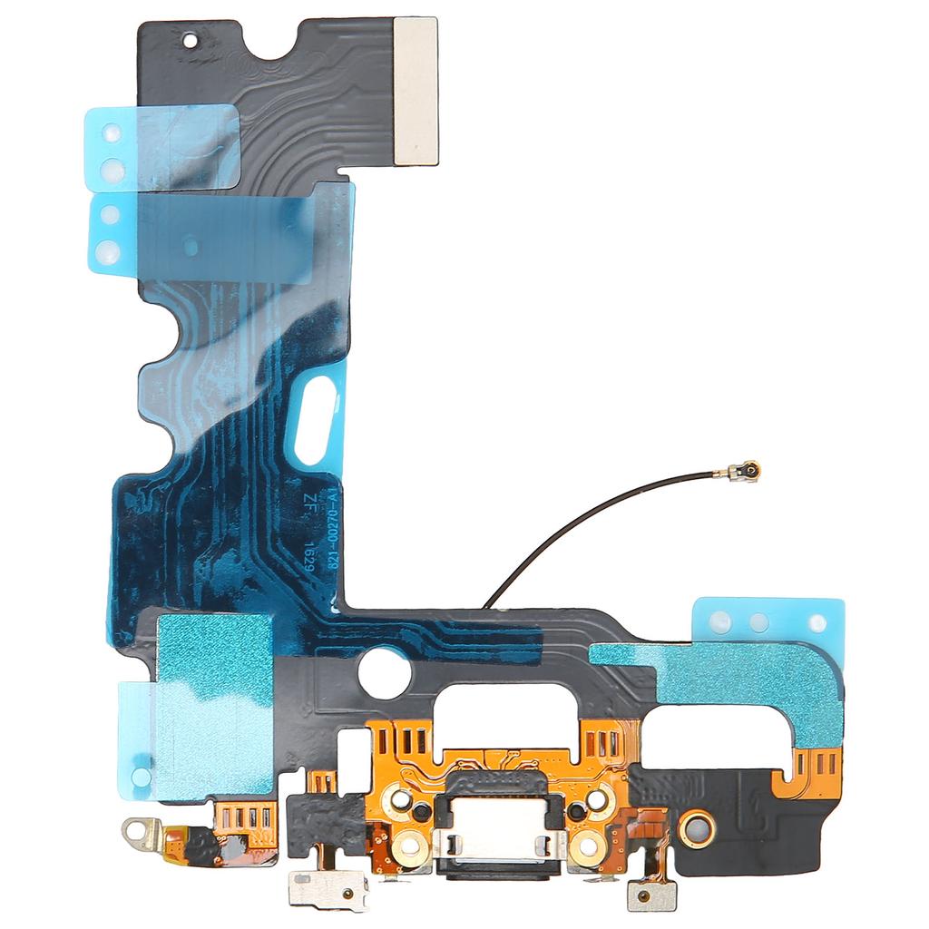 Charging Port Flex Cable USB Charging Port Dock Connector Flex Cord Replacement for IPhone 7Black
