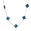 Four-leaf Clover Necklace A Sophisticated and Elegant Piece Made of Lightweight High-end Titanium Steel That Won't Fade