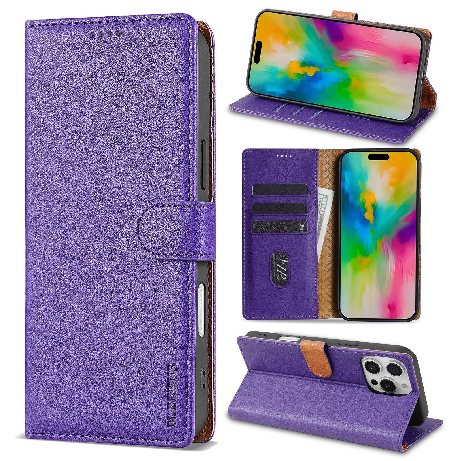 

Підходить для Samsung S25FE Класичний Однотонний Чохол-книжка для мобільного телефону зі шкіри A17 Гаманець Сумка Тримач для карт Захисний чохол від падінь A20/A30/M10S