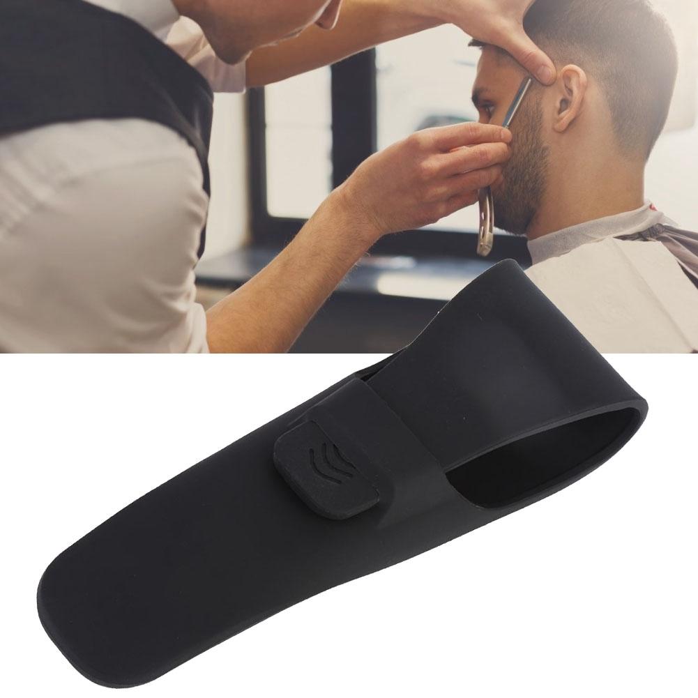 Silicone Portable Manual Shaving Clipper Protective Cover Beard Clipper Storage Bag