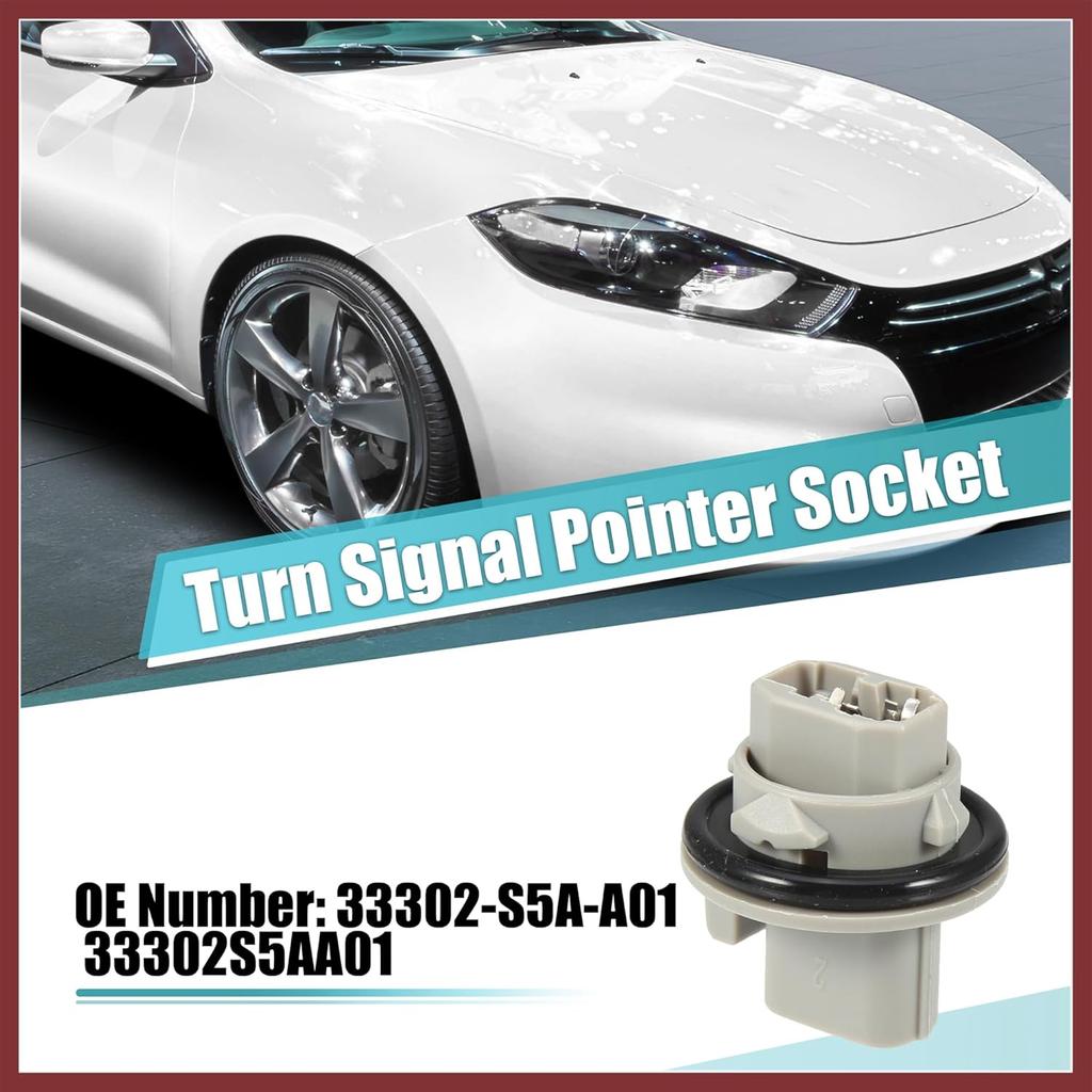 33302-S5A-A01 Turn Signal Pointer Socket T20 W for Honda Odyssey Element Crosstour Civic CR-V for Acura TSX TL RDX Replace Parts
