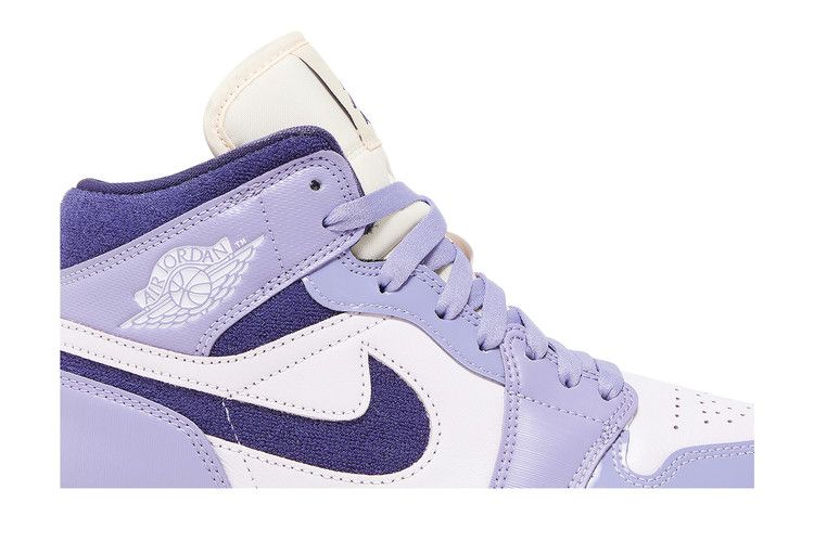 Women's Sneakers Nike Jordan 1 Mid SE Chenille Sky J Light Purple (Women's)