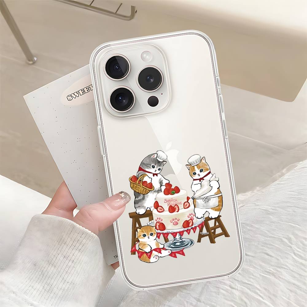 Phone Case Cute M-Mofusands For Samsung S26 S25 S24 S23 S22 S21 S20 Note20 Note10 Plus Ultra Lite Edge 5G Clear Soft TPU Cover