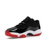 Air Jordan 11 Retro Low Bred 2025 Unisex Sneakers Black Varsity-Red White FV5104-006