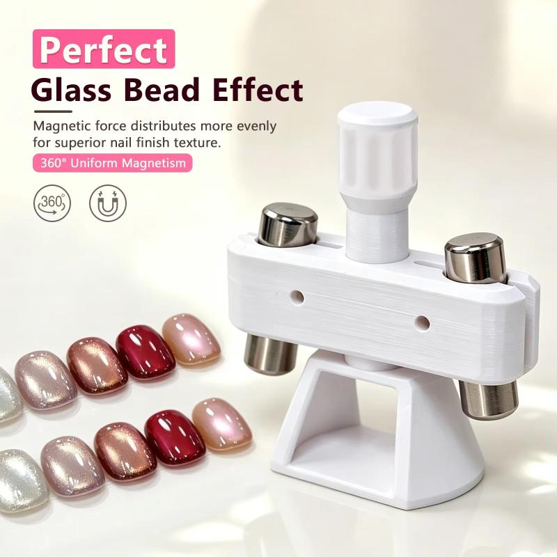 Výkonný automatický kočičí oko magnetický otočný design bzučáku široké světlo skleněná korálková nail art magnetický pro gelový lak na nehty