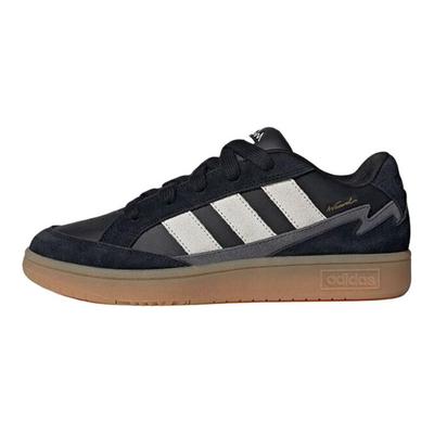 WCARD ADV Anti Slip Wear Resistant Low Top Skateboard Shoes Men's Black Sneakers JR8359