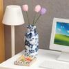 1:12 Dollhouse Vase Doll House Vase Vessel Vase Mini Vase Blue & White Porcelain with A Strong Chinese Style Decorat