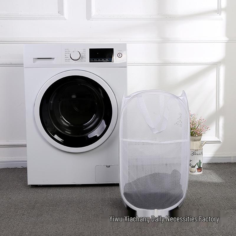 Large Foldable Printed Laundry Hamper - Dirty Clothes Storage Basket for Dorms