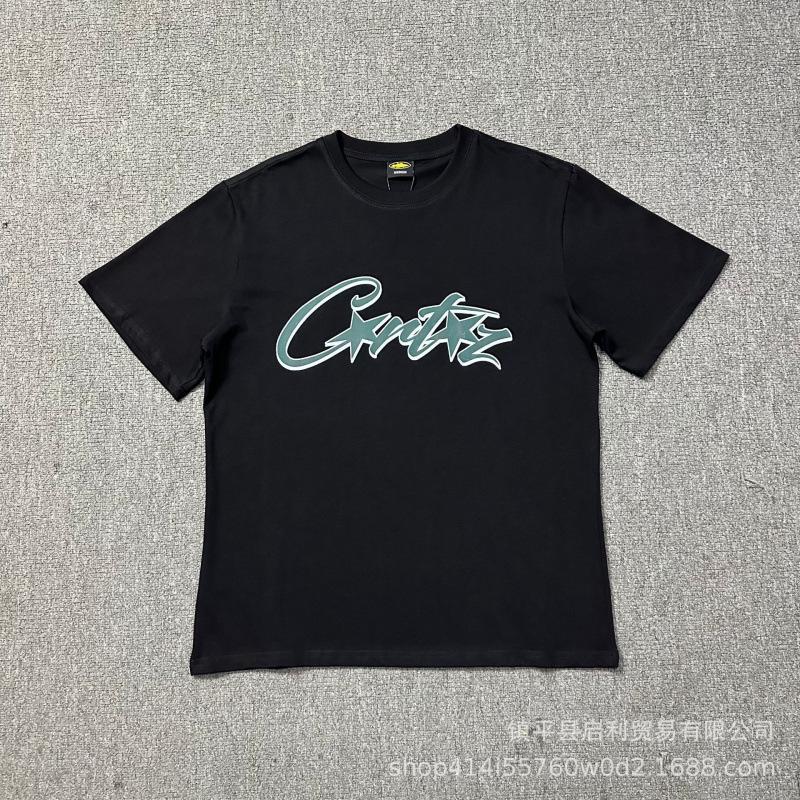 New High Street Corteiz Alcatraz Fun Letter Print Men's and Women's Casual Short Sleeve T-Shirt