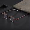 Retro Tr Transparent Reading Glasses Men'S Eyeglasses Round Square Frame Anti Blue Square Eyeglasses Smart Men'S Glasses