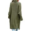 New Fashion Long Cardigan with Bat Sleeves Sweater Jacket for Women