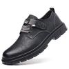 2025 new men's shoes retro men's business leather shoes foot cover platform trend leather shoes