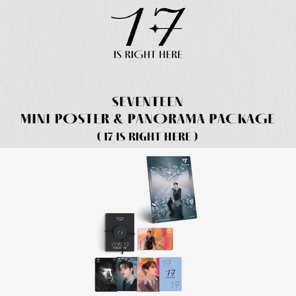 

Оформите предзаказ Мини-постер и панорамный комплект «SEVENTEEN 17 IS RIGHT HERE»