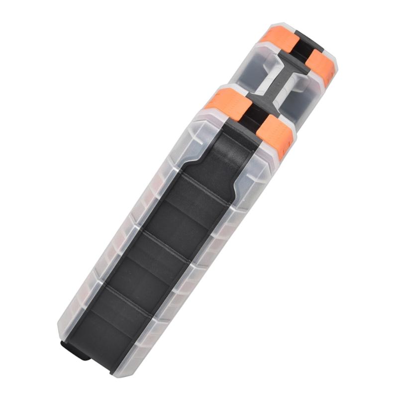 Double Side Tools Box Hardware Tool Container Bin Small Parts Storage Case Plastic Sorting Box Display Storage Case
