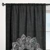 Set Of 2 Colorful Mandala Butterfly Pattern Printed Curtains Window Decorations Home Room Made Polyester