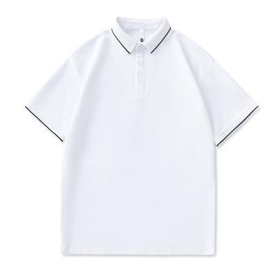 Sommer Dünne Kurzarm POLO Bluse Herren Einfarbiges T-Shirt Herren Revers Dünnes Kurzes T-Top
