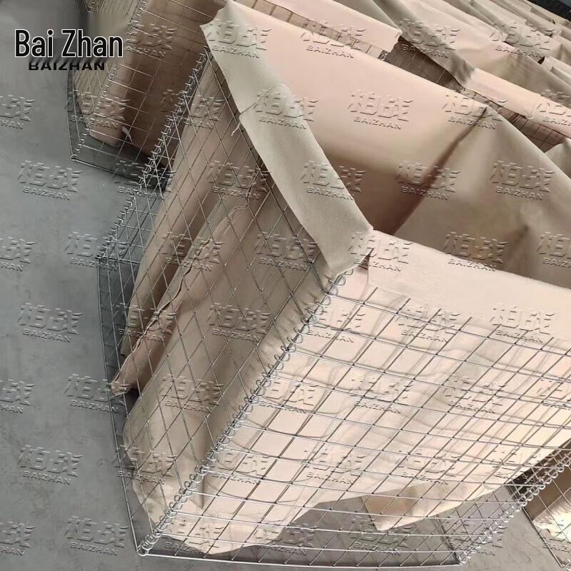 Galvanized Metal Defensive Barrier & Flood Control Cage