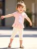 Little Maven Mädchen Europäischer & Amerikanischer Stil Kaninchen Cartoon Set – Niedliche Kinderkleidung