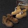 Top layer cowhide women's 2026 autumn and winter new women's high top retro leather women's shoes versatile boots