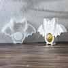 Halloween Themed Bat Silicones Mold for Candy Holder Food Grade with Easy Demolding for Home Decors and Crafts Projects