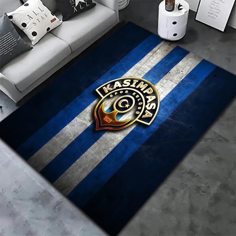 Kasimpasa Football Club Logo Carpet Rug For Living Room Bedroom Home Sofa Decoration Kids Play Nonslip Floor Mat