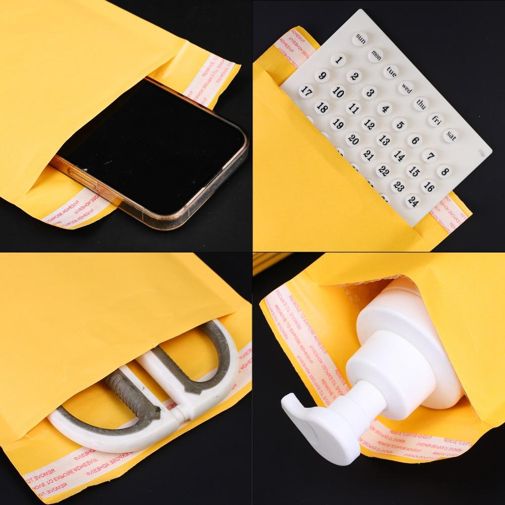50-10Pack Bubble Envelopes Bags Self Seal Adhesive Padded Bubble Mailers Shockproof Anti Drop Envelopes Mailing Waterproof Bags
