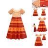 Lebhaftes Encanto Prinzessinnenkleid für Mädchen Perfekt für Partys und Cosplay
