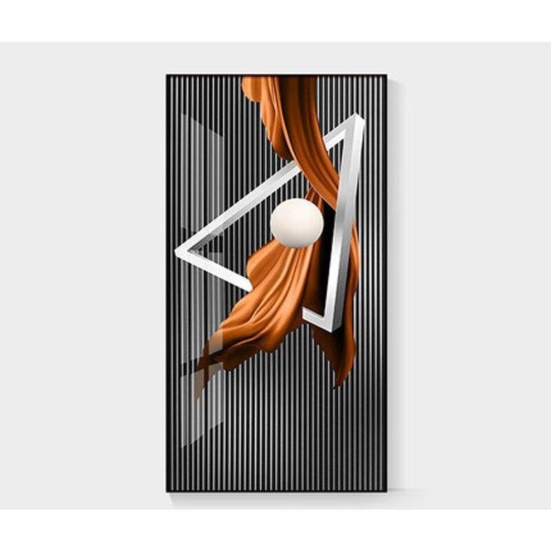 Home Decoration Light Luxury Style Abstract Geometric Porch Living Room Decoration Poster Painting Wall Art Picture