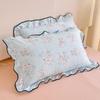 Korean Princess Cloud-like Crinkled Gauze Lace Cotton Bedding Set