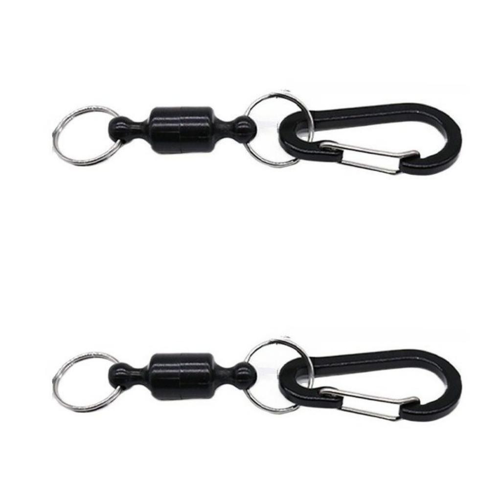 Fishing Magnetic Hanging Buckle Prevent Loss Keychain Hanging Carabiner Anti-falling Outdoor Mountaineering Anti-Drop Rope